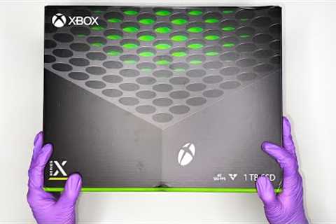 XBOX Series X Unboxing and Gameplay - The Next gen Gaming Console - ASMR