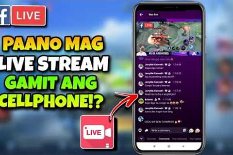 Paano mag LIVE STREAM sa Facebook Gamit lang ang Cellphone | Mobile Legends Live Stream Using Phone!