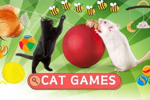 CAT GAMES | GREAT CAT TV COMPILATION | ENTERTAINING VIDEOS FOR CATS TO WATCH 😺 Cat Game Show