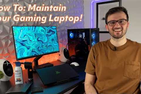 How To Maintain Your Gaming Laptop & Keep It Cool While Gaming? - 5 Tips I Use On My Razer..