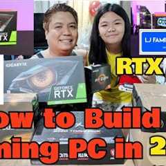 How To Build a Gaming Pc in 2024 -Tagalog - RTX 3070 - Ryzen 5 5600 Full set-up with Benchmark
