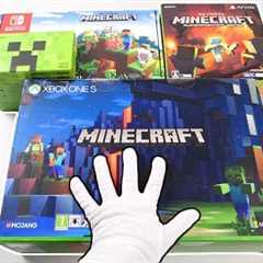 The Ultimate MINECRAFT Consoles Unboxing (Xbox One, Nintendo Switch, PlayStation Vita, 2DS XL)
