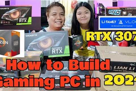 How To Build a Gaming Pc in 2024 -Tagalog - RTX 3070 - Ryzen 5 5600 Full set-up with Benchmark