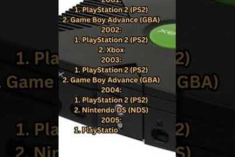 Top 2 best selling games consoles from 1990