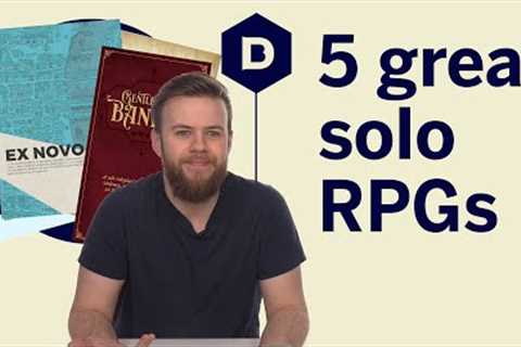 Top 5 best solo tabletop RPGs that are great to play alone