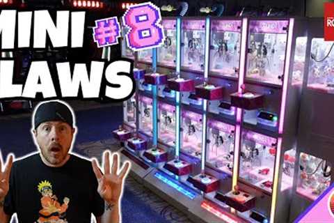 WE PLAYED EVERY MINI CLAW MACHINE! So Many Prize Wins at Round 1