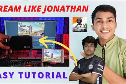 How to live stream BGMI like Jonathan GAMING🔥 professional Live stream setup elgato and pc , iOS