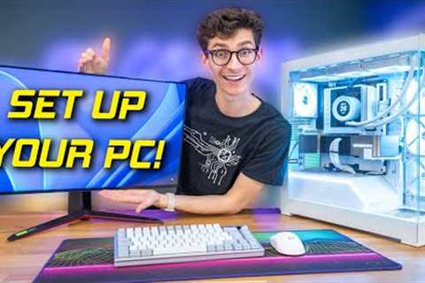 What To Do AFTER You''ve Built Your Gaming PC! 😀 How To Setup Your Gaming PC Build 2024!