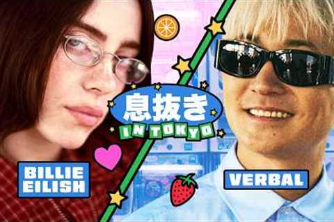 Billie Eilish & VERBAL Take Over Tokyo Arcade