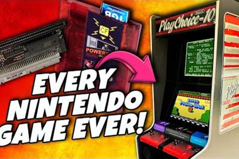 Every Nintendo Game Ever! - The Ultimate Playchoice 10 Arcade Machine