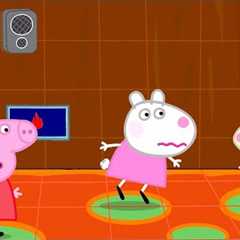 Peppa Pig Plays Floor is LAVA! 😲🌋 New Arcade & VR Games Room | Tales Full Episodes | 20..