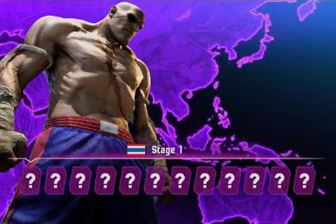 Street Fighter 6 - Sagat Arcade Mode (Classic Costume)